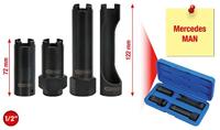 KS Tools 455.0000 Drukkschroeven-tapsteekset voor Mercedes en MAN, 4-delig - thumbnail