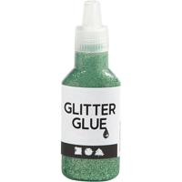 Creativ Company Glitterlijm, groen, 25 ml/ 1 fles - thumbnail