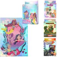 Licentie puzzel holografisch 35 stukjes 21 x 15 cm 4 assorti | 24 stuks - thumbnail