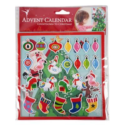 Adventkalender met stickers set van 25 | 24 stuks