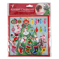 Adventkalender met stickers set van 25 | 24 stuks - thumbnail