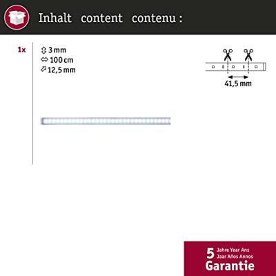 Paulmann MaxLED 1000 70675 LED-strip uitbreidingsset Met connector (male) 24 V 1 m Daglichtwit 1 stuk(s)