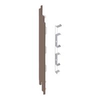 Keralit Eindkap links Bruingrijs (2884) (Sponningdeel 190) - thumbnail