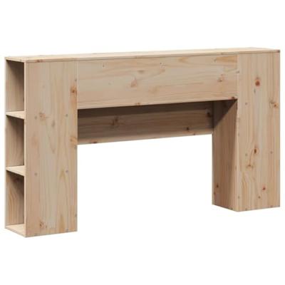 Hoofdbord met opbergruimte 140 cm massief grenenhout