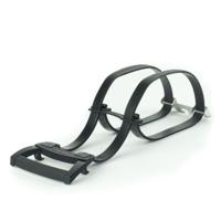 Bibia stelbinder ergo met aluminium plaat zwart - thumbnail