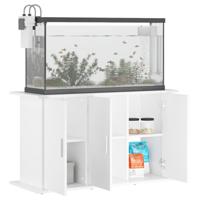 VidaXL Aquariumstandaard 101x41x58 cm bewerkt hout wit - thumbnail