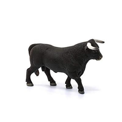 Schleich farm world zwarte stier 13875 - thumbnail