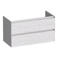 Brauer Inspire - Onderkast - 100 cm - met 2 Softclose Lades Greeploos en 1 Sifon Uitsparing - Forest Seashell - thumbnail