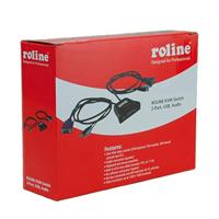 ROLINE KVM Switch Star 2 PCs, VGA, USB, audio - thumbnail