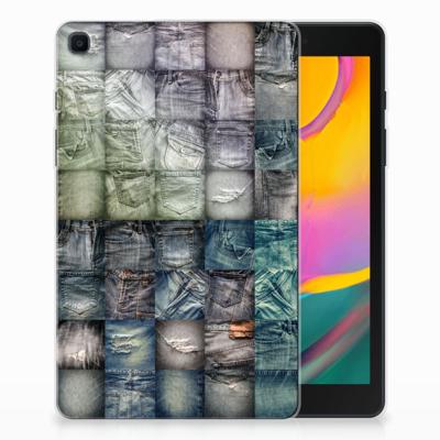 Leuke Siliconen Hoes Samsung Galaxy Tab A 8.0 (2019) Spijkerbroeken Leuke Siliconen Hoes Samsung Galaxy Tab A 8.0 (2019) Spijkerbroeken