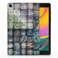 Leuke Siliconen Hoes Samsung Galaxy Tab A 8.0 (2019) Spijkerbroeken - thumbnail