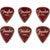 Fender Aero Acrylic Picks 2.0mm plectrums - set van 6 - thumbnail