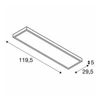 SLV KantoorlampLed Panel wit - Ø 60cm - 4000K - 1001506 - thumbnail