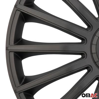 4-Delige Sparco Wieldoppenset Treviso 14-inch zwart SP1492BK