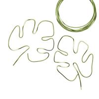 Vaessen Creative • aluminiumdraad triangle embossed 2.8mmx5m apple green - thumbnail