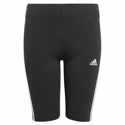 Sportleggings voor Kinderen Adidas Essentials 3 Stripes Zwart Maat 14-15 jaar