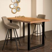 Tower Living Boomstam Bartafel 'Ultimo' Acaciahout, 140 x 90cm, kleur Naturel - thumbnail