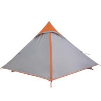 VidaXL Tent 2-persoons waterdicht grijs - thumbnail
