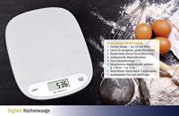 TFA Dostmann 50.2003.02 Keukenweegschaal Digitaal Met wandbevestiging Weegbereik (max.)=5000 g Wit 155 x 200 x 15 - thumbnail