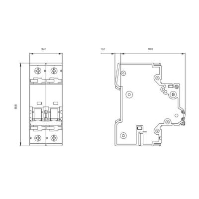 Siemens 5SY42166 5SY4216-6 Zekeringautomaat 16 A 230 V, 400 V Siemens 5SY42166 5SY4216-6 Zekeringautomaat 16 A 230 V, 400 V
