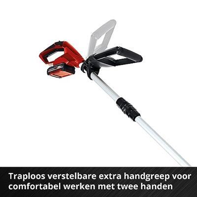 Einhell Power X-Change GE-CT 18 Li Kit Grastrimmer Accu Incl. accu, In hoogte verstelbare greep 18 V 2000 mAh Snijbreedte max.: 24 cm Einhell Power X-Change GE-CT 18 Li Kit Grastrimmer Accu Incl. accu, In hoogte verstelbare greep 18 V 2000 mAh Snijbreedte max.: 24 cm