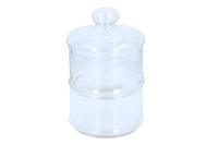 Opbergpot glas 2 laags d16x28cm - thumbnail