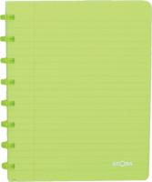 Atoma Trendy schrift, ft A5, 144 bladzijden, commercieel geruit, transparant groen - thumbnail
