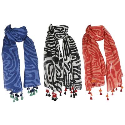 Doek Home ESPRIT Beige Multicolour Koraal (3 Stuks)