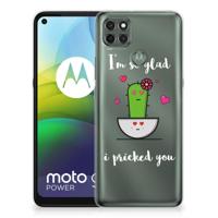 Motorola Moto G9 Power Telefoonhoesje met Naam Cactus Glad - thumbnail