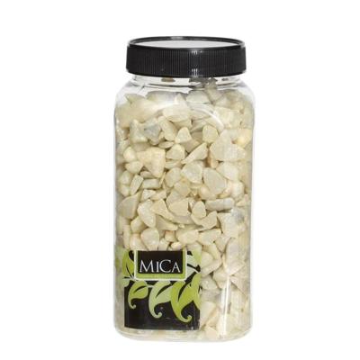 Marbles lichtgeel fles 1 kilogram Mica - Mica decorations Marbles lichtgeel fles 1 kilogram Mica - Mica decorations