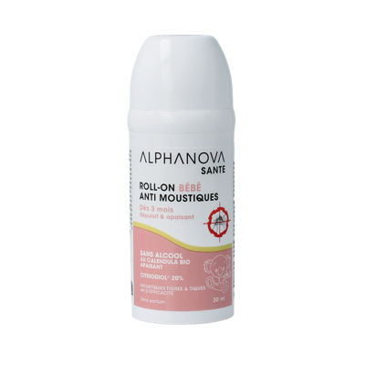 Alphanova Bebe Baby roll-on anti muggen bio 30 Milliliter