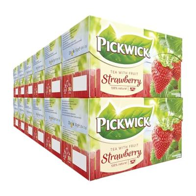 Thee pickwick aardbei 20x1.5gr | 12 stuks