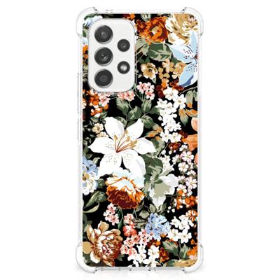 Case voor Samsung Galaxy A53 5G Dark Flowers Case voor Samsung Galaxy A53 5G Dark Flowers