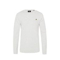 WE Fashion Fundamentals gemêleerde trui white melange - thumbnail