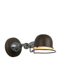 Lucide HONORE - Wandlamp - 1xE14 - Roest bruin - thumbnail