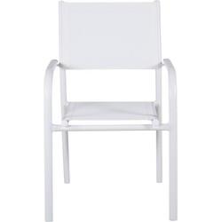 Nohr Tuinstoel 'Vaishali' kleur Wit