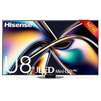 Hisense 65U8Q Mini Smart TV, 4.1.2 meerkanaals geluid, ultra-speelmodus met 165 Hz, anti-reflectie Pro, Full Array Local Dimming, Dolby Vision IQ en Dolby Atmos - thumbnail