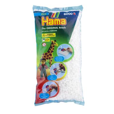 Hama Strijkkralen 6000 stuks wit