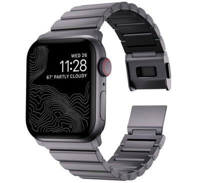 Nomad Aluminum Strap Apple Watch 42/44/45/49mm Space Gray