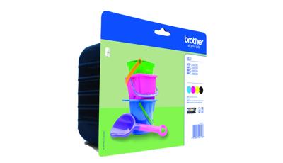Brother Originele LC-221VALBP inktcartridge voordeelverpakking Brother Originele LC-221VALBP inktcartridge voordeelverpakking