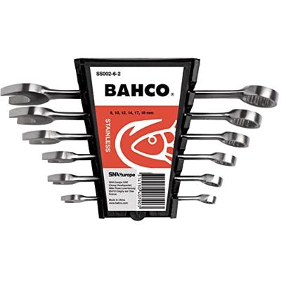 Bahco Ringsteeksleutelset | roestvaststaal | metrisch - 6-delig - SS002-6-2