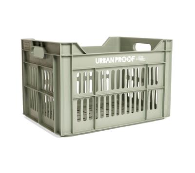 UrbanProof Fietskrat recycled 30 liter polypropyleen mintgroen