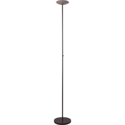 Masterlight Design vloerlampScala zwart met nikkel Ø 20cm - 1191-81-37
