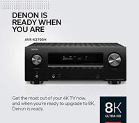 Denon: AVR-X2700H 7.2-kanaals 8K Surround Receiver - Zwart - thumbnail