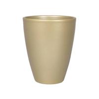 Floran Bloempot - parelgoud - keramiek - 13 x 17 cm - Plantenpotten - thumbnail