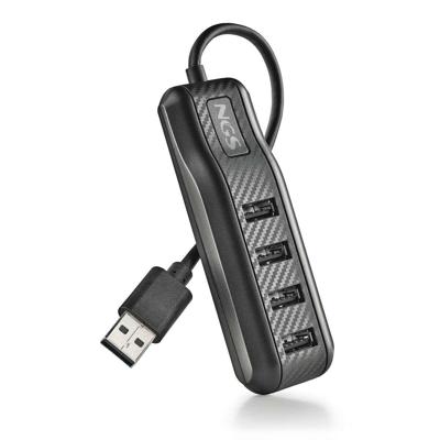 USB-HUB NGS PORT 2.0 Zwart