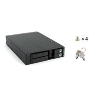 Fantec MR-25DUAL HDD-/SSD-behuizing Zwart - thumbnail