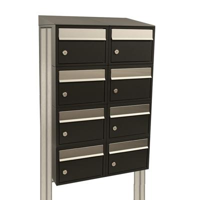 Stoer! Brickset 2-Breed, 4-Hoog Met Dak Op Statief Zwart - 40215070_2x4ds