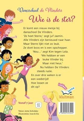 Kluitman Lekker lezen met . dansschool de vlinders - wie ster