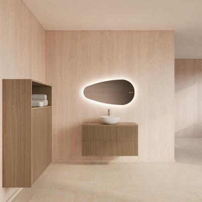 Badmeubelset Gliss Design Hybris Corn Silk 100 cm Met Waskom Badmeubelset Gliss Design Hybris Corn Silk 100 cm Met Waskom